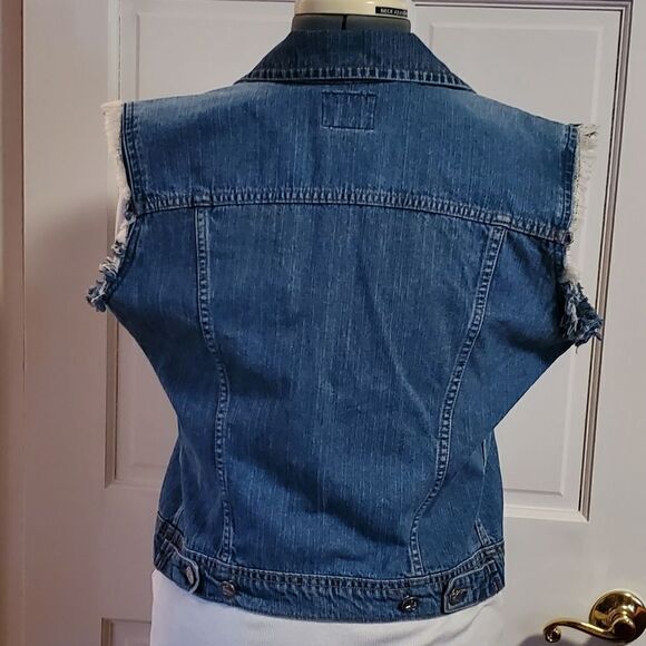 Calvin Klein - Women's Denim Vest Size S - Picture 4 of 6